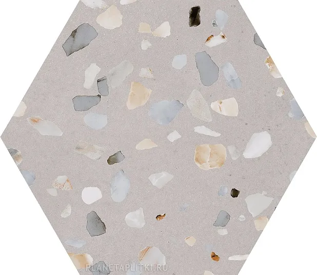 PAMESA HEX. DORIA GREIGE 25.8x29