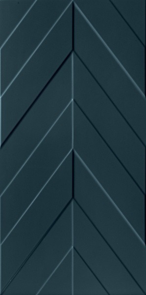 4D CHEVRON DEEP BLUE MATT RETT 40Х80