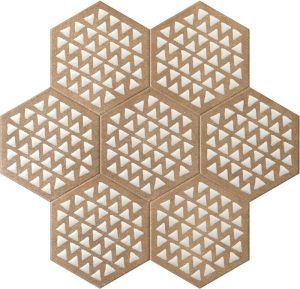 J086 TERRACRETA INTARSIO CHAMOTTE ESAGONО 25Х21,6