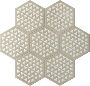 J085 TERRACRETA INTARSIO ARGILLA ESAGONО 25Х21,6