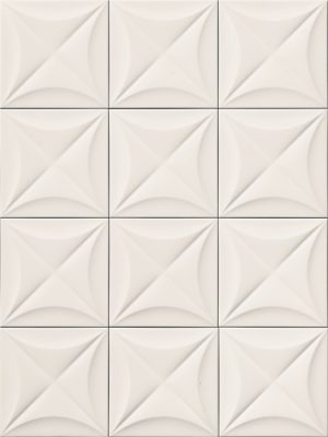 4D FLOWER WHITE 20Х20 (1.04М2)