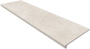 КЕРАМИЧЕСКАЯ ПЛИТКА PELDAÑO REDONDO 120 PETRA CREMA LISO