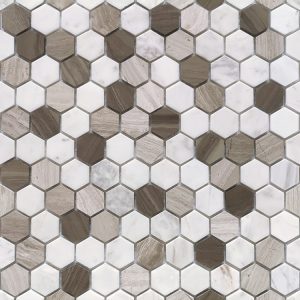 PIETRA MIX 3 MAT HEX 18X30X6