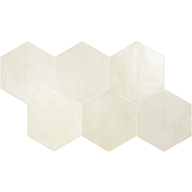 ПЛИТКА DNA SPARK IVORY MATTE HEX 15Х17,3 (0,617)