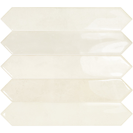 ПЛИТКА DNA SPARK IVORY GLOSSY PICKET 4,3Х24,3 (24 ШТ/0,229/0,010 М2)