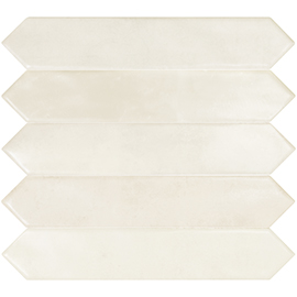ПЛИТКА DNA SPARK IVORY MATTE PICKET 4,3Х24,3 (24 ШТ/0,229/0,010 М2)