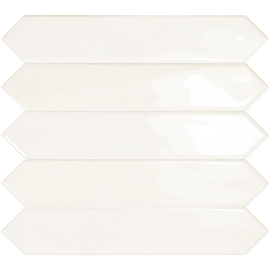 ПЛИТКА DNA SPARK WHITE GLOSSY PICKET 4,3Х24,3 (24 ШТ/0,229/0,010 М2)