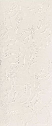 3D WALL PLASTER BLOOM WHITE 50X120