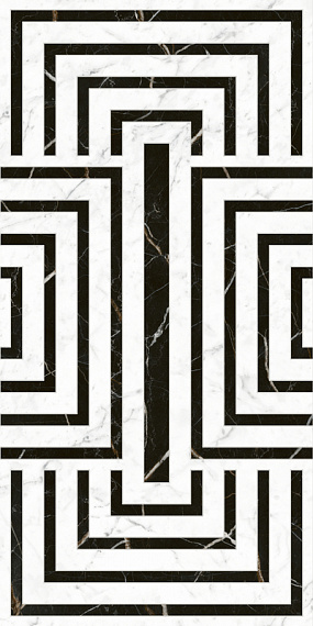 ПЛИТКА НАП. КЕРАМИЧ. INTARSI VINCI 60X120 3D SAT (2 СОРТ)