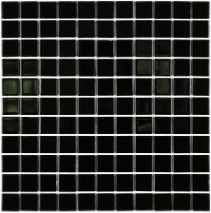 ПЛИТКА ДЕКОРАТИВНАЯ СТЕКЛЯННАЯ BLACK GLASS/ЧЁРНОЕ СТЕКЛО 4*25*25 300*300