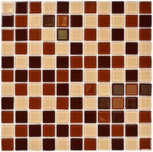ПЛИТКА ДЕКОРАТИВНАЯ СТЕКЛЯННАЯ TOFFEE MIX 4*25*25 300*300