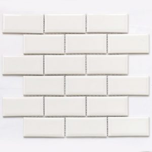 ПЛИТКА ДЕКОРАТИВНАЯ КЕРАМИЧЕСКАЯ BRICK WHITE/БРИКЕТ БЕЛЫЙ 6*45*95 288*292