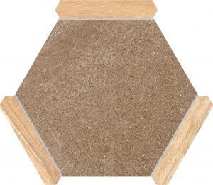 КЕРАМОГРАНИТ MONOPOLE САКРАМЕНТО КАШТАНОВЫЙ - СОСНА 22X25 (0,75)