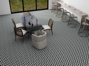 КЕРАМОГРАНИТ KENSINGTON BLACK 20*20 9.5ММ