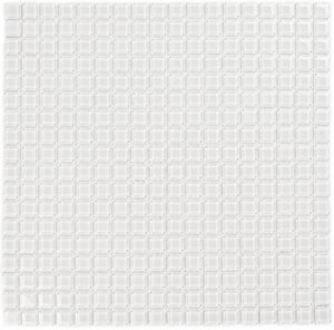ПЛИТКА ДЕКОРАТИВНАЯ СТЕКЛЯННАЯ SUPER WHITE/СУПЕР БЕЛЫЙ 15*15*4 300*300