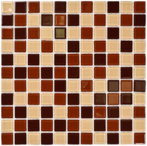 ПЛИТКА ДЕКОРАТИВНАЯ СТЕКЛЯННАЯ TOFFEE MIX 4*25*25 300*300