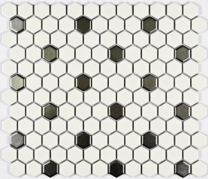 ПЛИТКА ДЕКОРАТИВНАЯ КЕРАМИЧЕСКАЯ BABYLON SILVER MATT 6*23*26 260*300