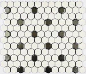 ПЛИТКА ДЕКОРАТИВНАЯ КЕРАМИЧЕСКАЯ BABYLON SILVER MATT 6*23*26 260*300