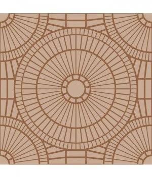 КЕРАМОГРАНИТ MOOOI NESTING ROOM DEC.LIBR. OWL COPPER NAT R 60X60