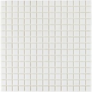ПЛИТКА ДЕКОРАТИВНАЯ СТЕКЛЯННАЯ SIMPLE WHITE/ПРОСТОЙ БЕЛЫЙ 4*20*20 327*327 БУМАГА