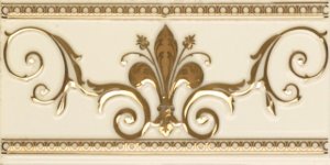 КЕРАМИЧЕСКАЯ ПЛИТКА CENEFA NOBLESSE MARFIL GOLD 20X10