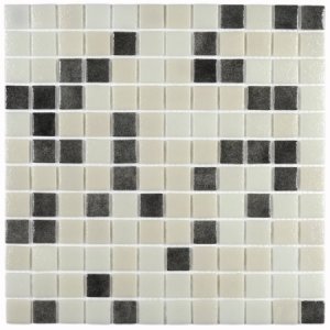 ПЛИТКА ДЕКОРАТИВНАЯ СТЕКЛЯННАЯ ATLANTIS NERO 4*24*24 315*315