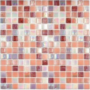 ПЛИТКА ДЕКОРАТИВНАЯ СТЕКЛЯННАЯ FLAMINGO/ФЛАМИНГО 4*20*20 327*327