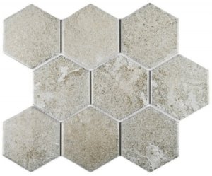 ПЛИТКА ДЕКОРАТИВНАЯ КЕРАМИЧЕСКАЯ AGATE GREY/АГАТ СЕРЫЙ 6.5*295.5*256 95*110