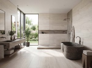 BHT-1005 BASCONI HOME TRAVERTINE IVORY
