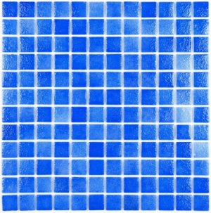ПЛИТКА ДЕКОРАТИВНАЯ СТЕКЛЯННАЯ ATLANTIS BLUE ART/АТЛАНТИКА ЖИВОПИСНО-СИНИЙ 4*24*24 315*315