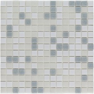ПЛИТКА ДЕКОРАТИВНАЯ СТЕКЛЯННАЯ AQUA 400/ВОДА 400 4*20*20 327*327 БУМАГА